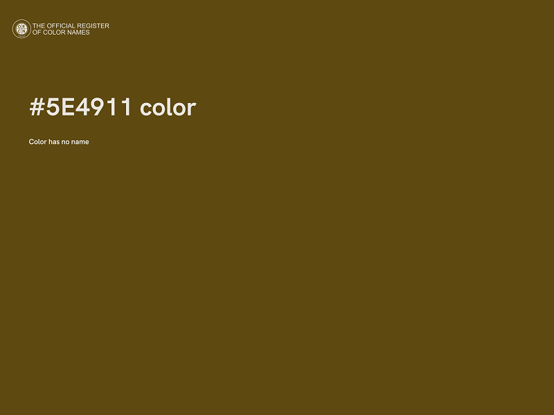 #5E4911 color image