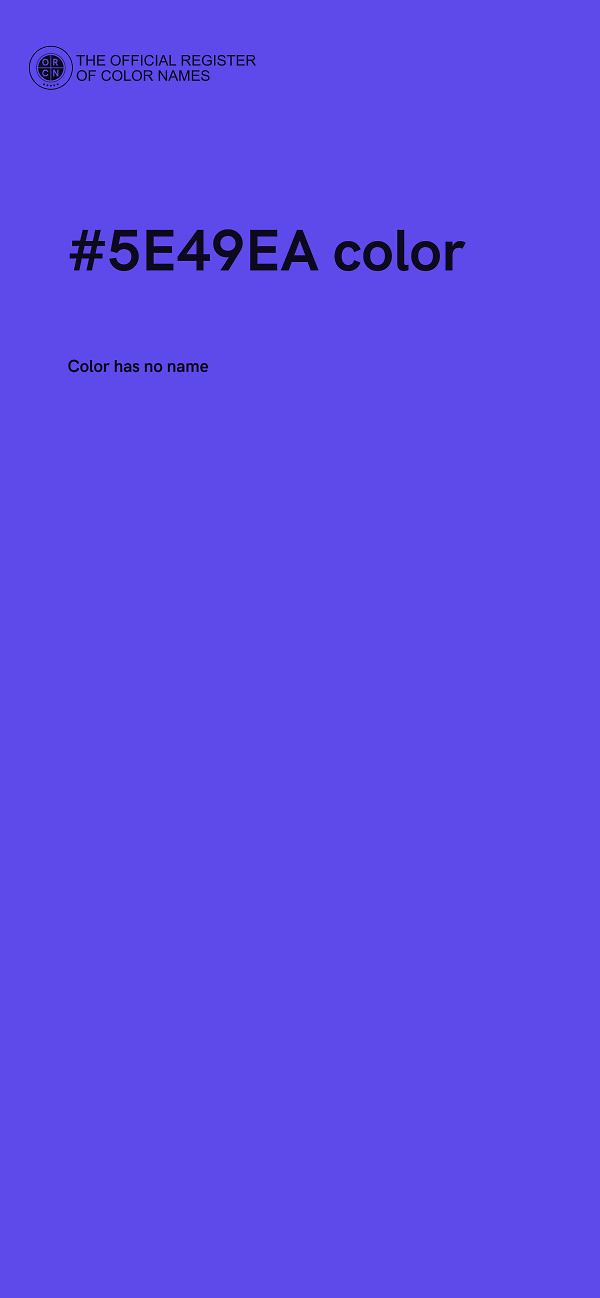 #5E49EA color image