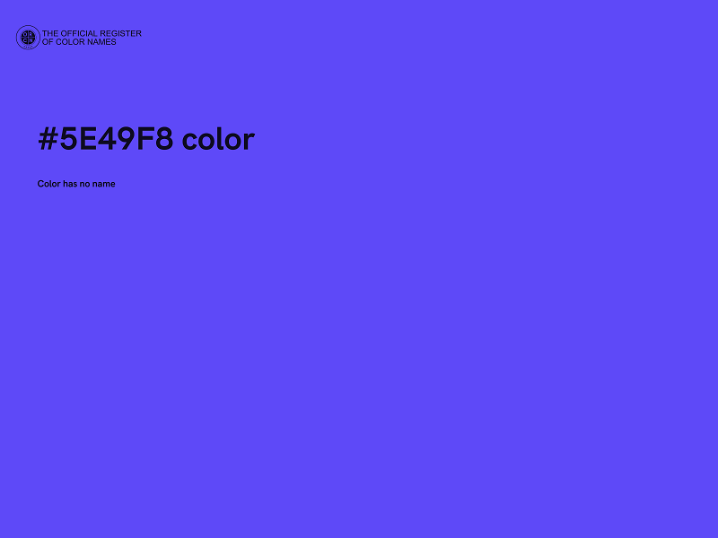 #5E49F8 color image