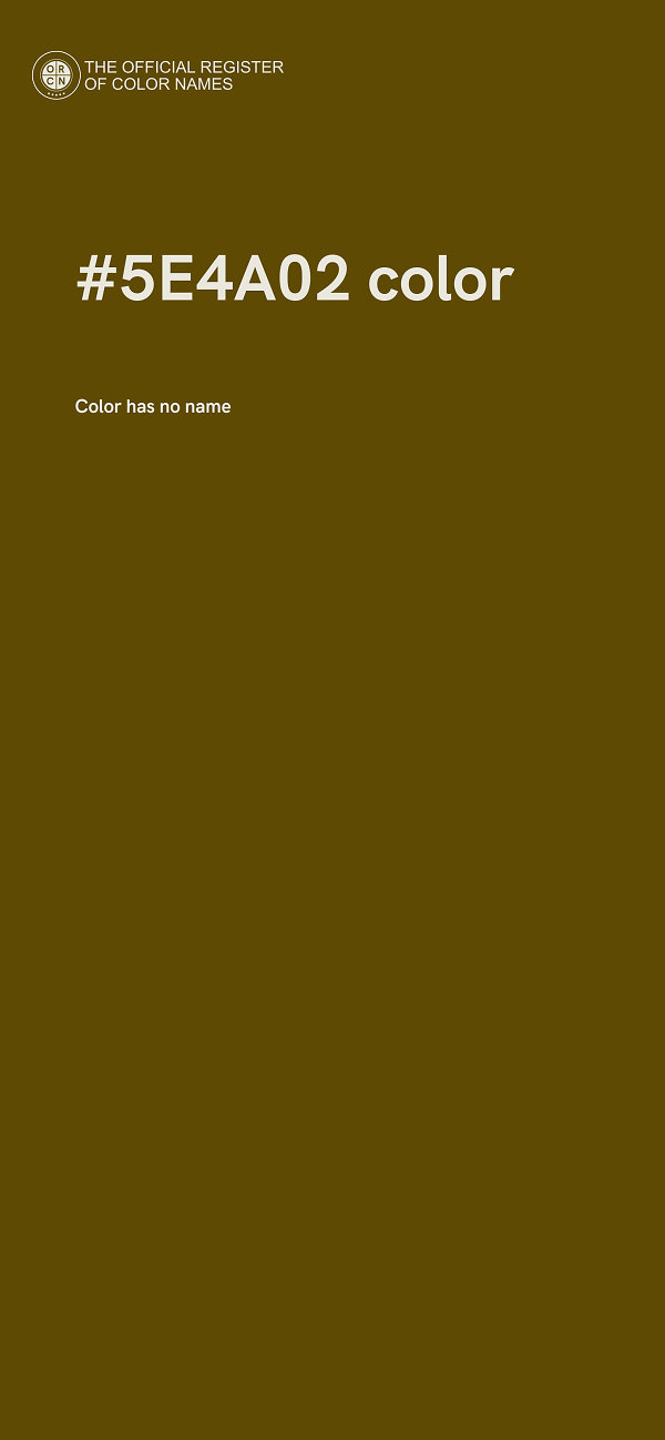 #5E4A02 color image
