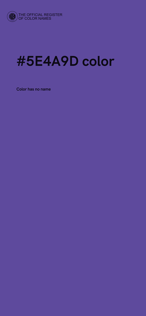 #5E4A9D color image