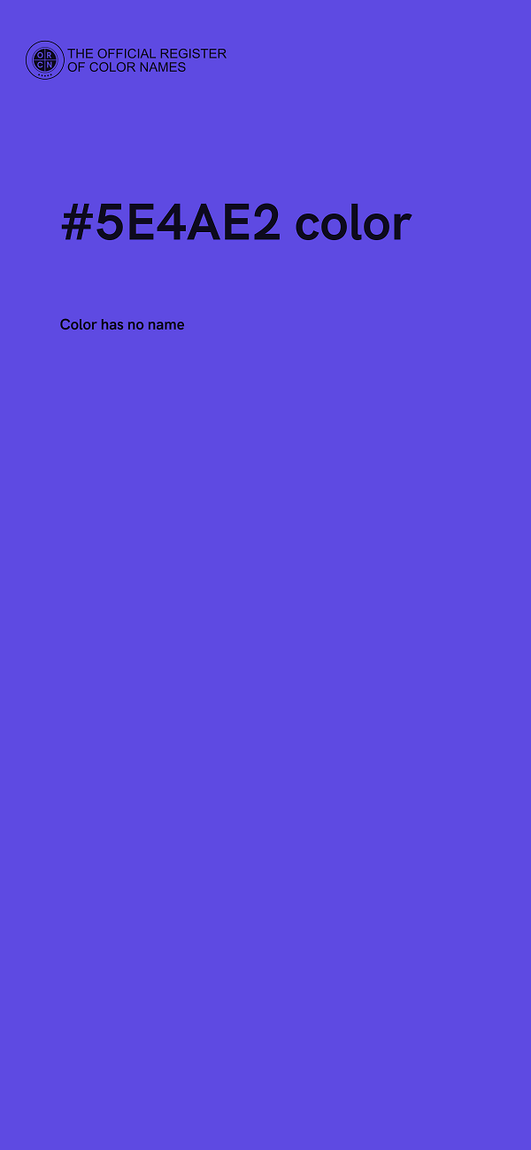 #5E4AE2 color image