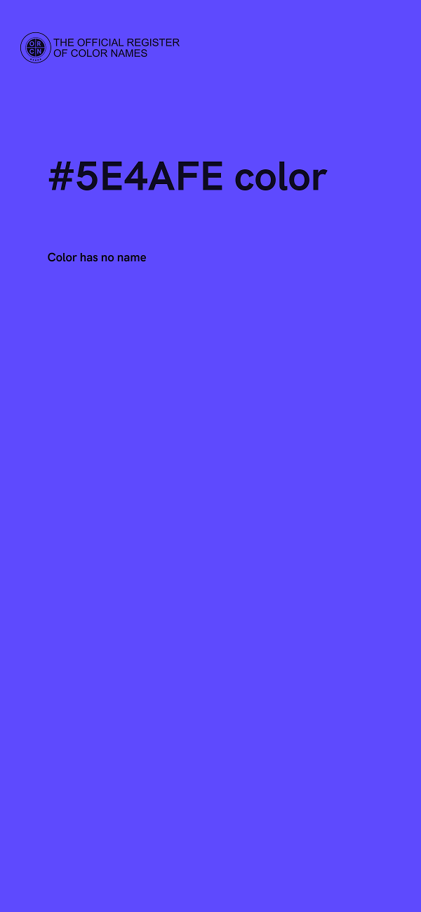 #5E4AFE color image