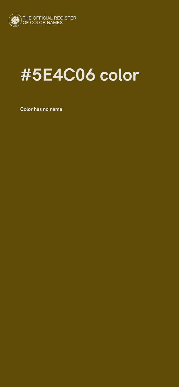 #5E4C06 color image