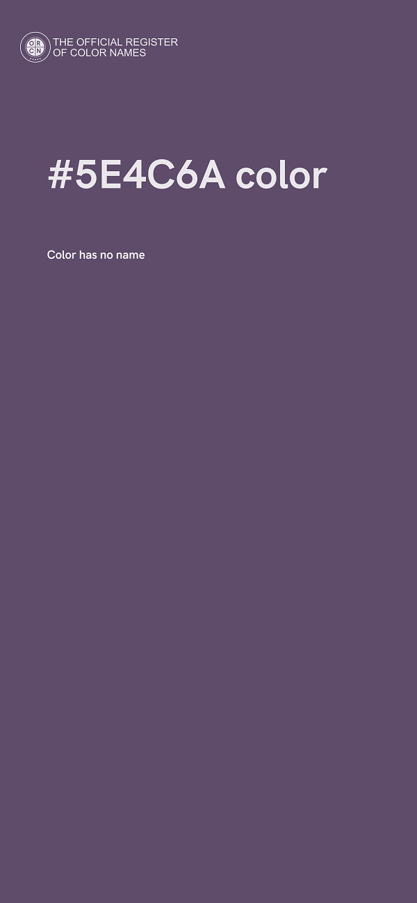 #5E4C6A color image