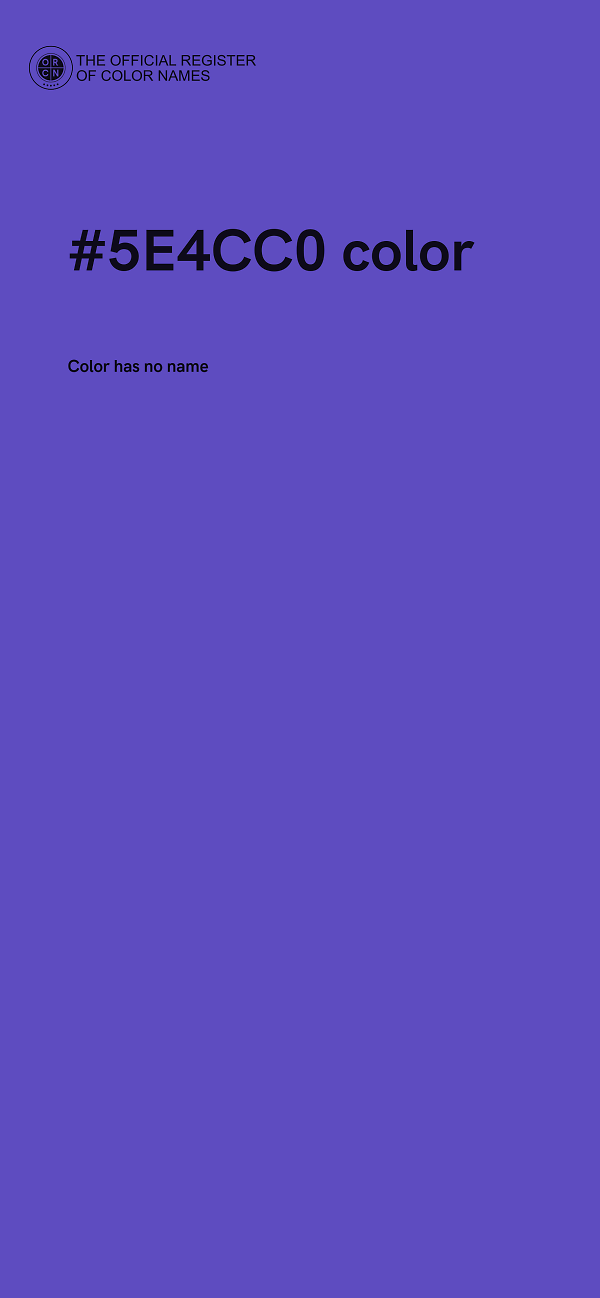 #5E4CC0 color image