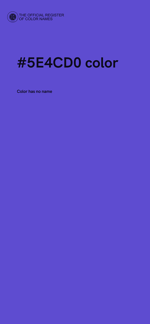 #5E4CD0 color image