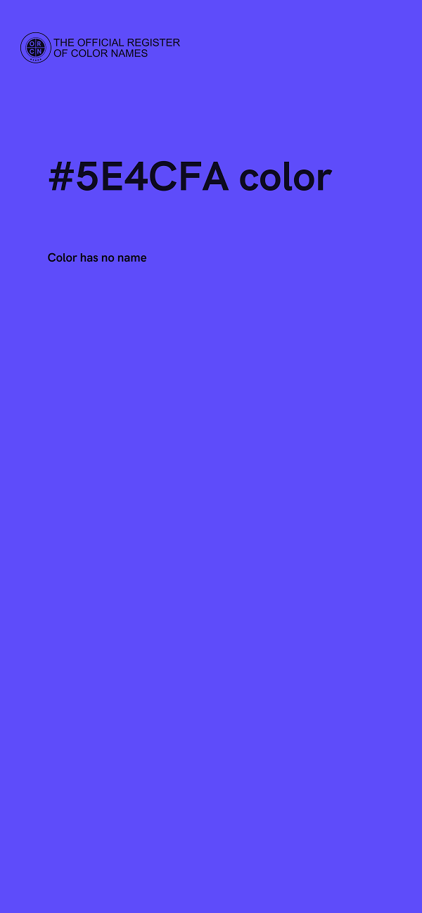 #5E4CFA color image