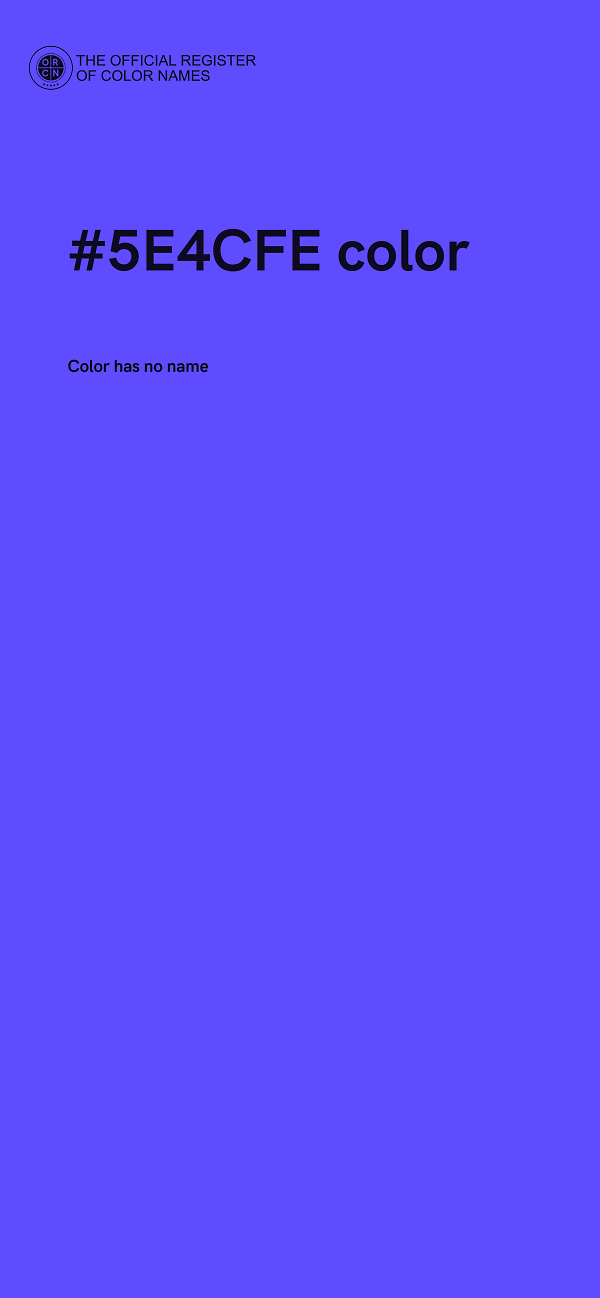 #5E4CFE color image