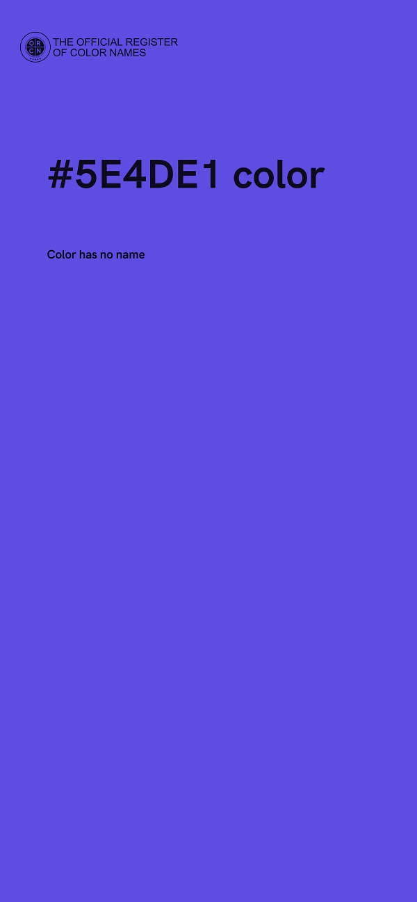 #5E4DE1 color image