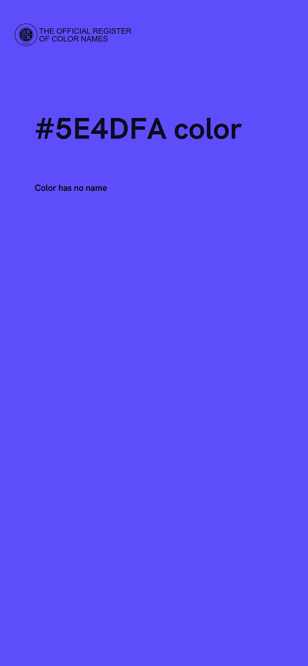 #5E4DFA color image