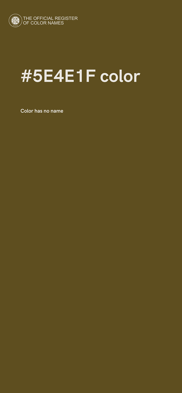 #5E4E1F color image