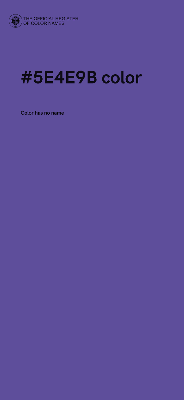 #5E4E9B color image