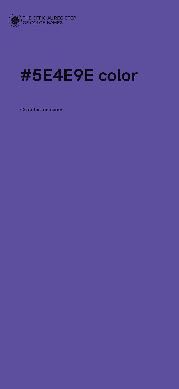 #5E4E9E color image