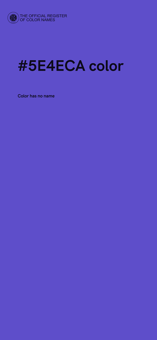 #5E4ECA color image
