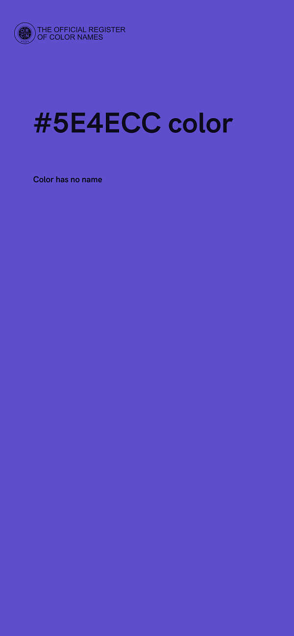 #5E4ECC color image