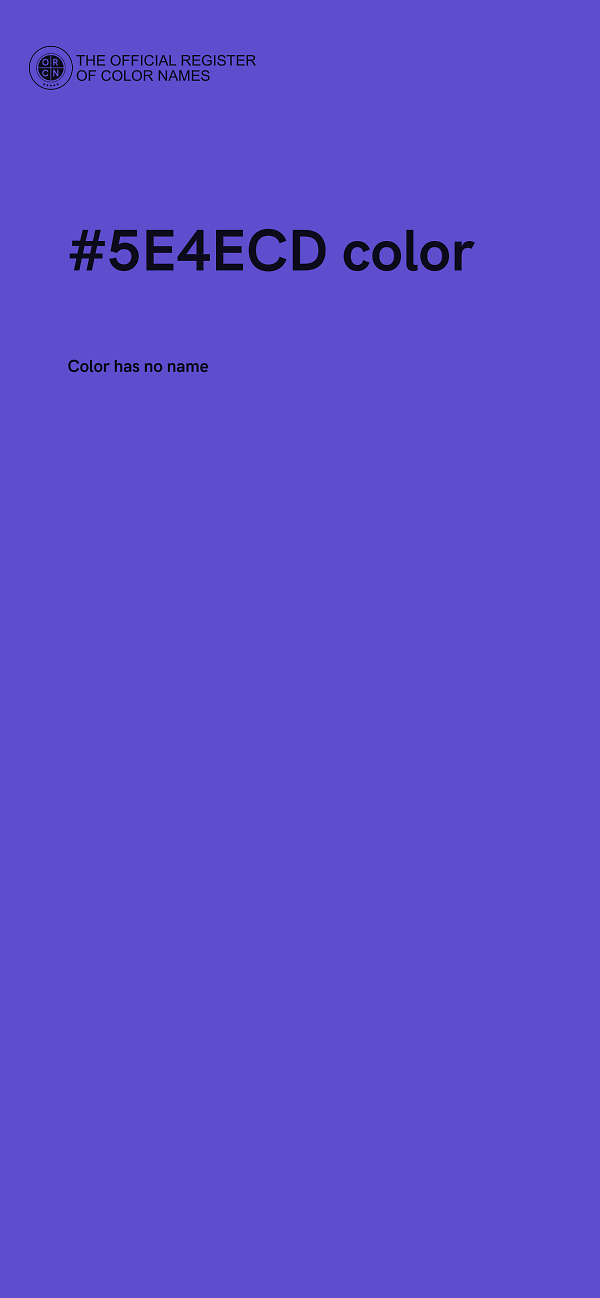 #5E4ECD color image