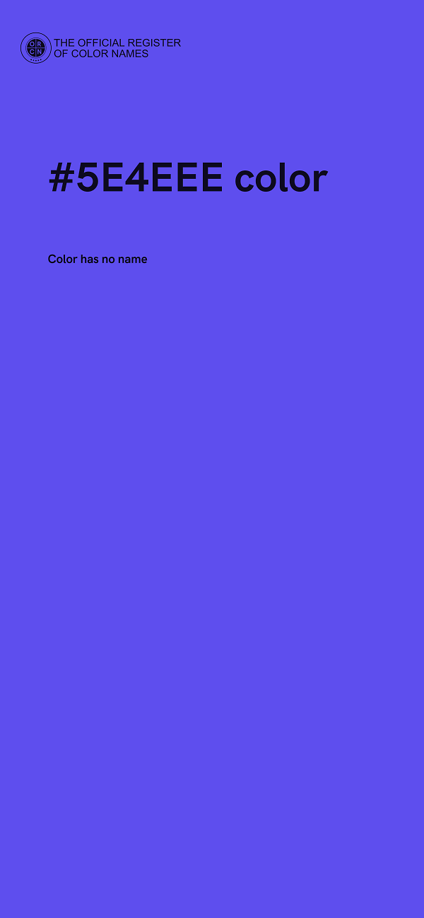 #5E4EEE color image
