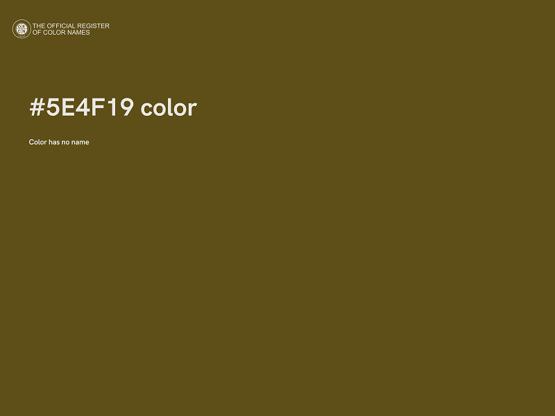 #5E4F19 color image