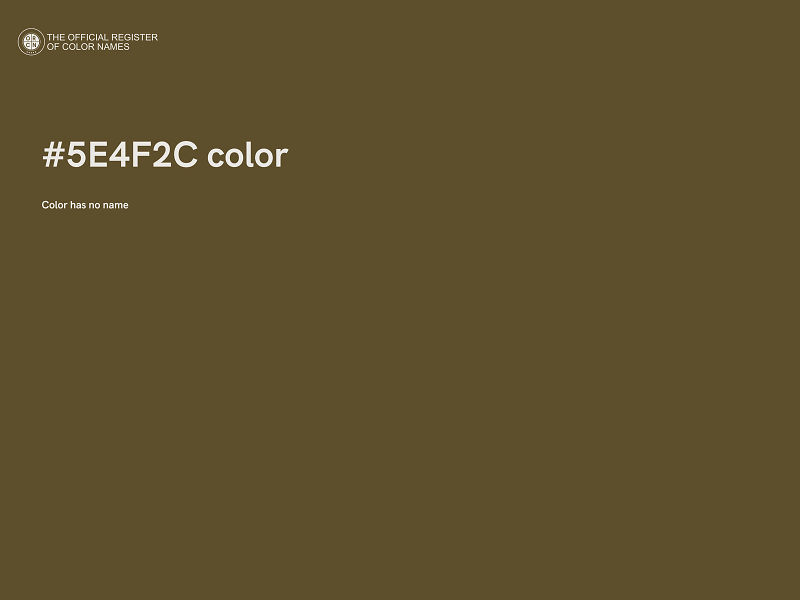 #5E4F2C color image