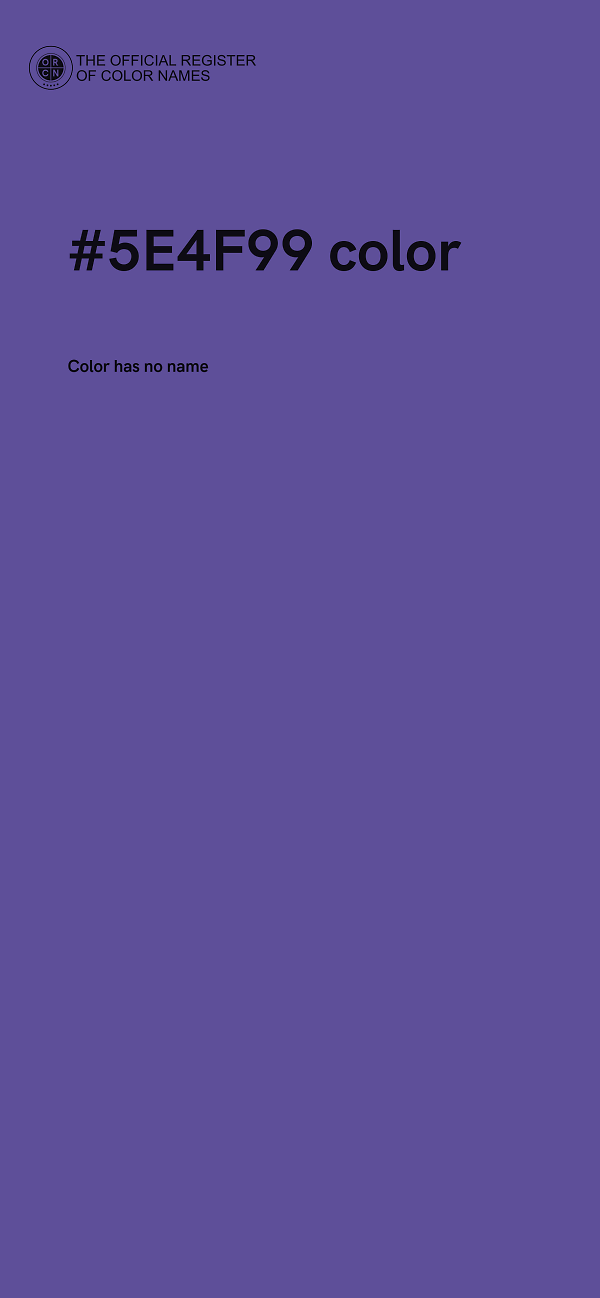 #5E4F99 color image
