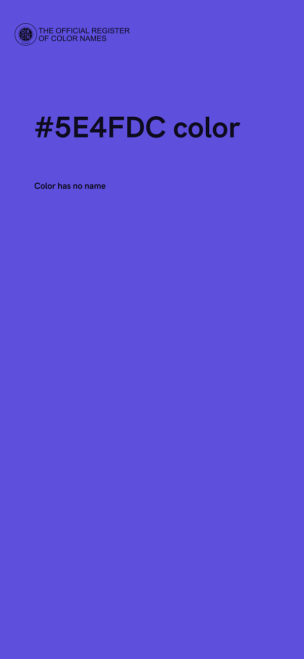 #5E4FDC color image