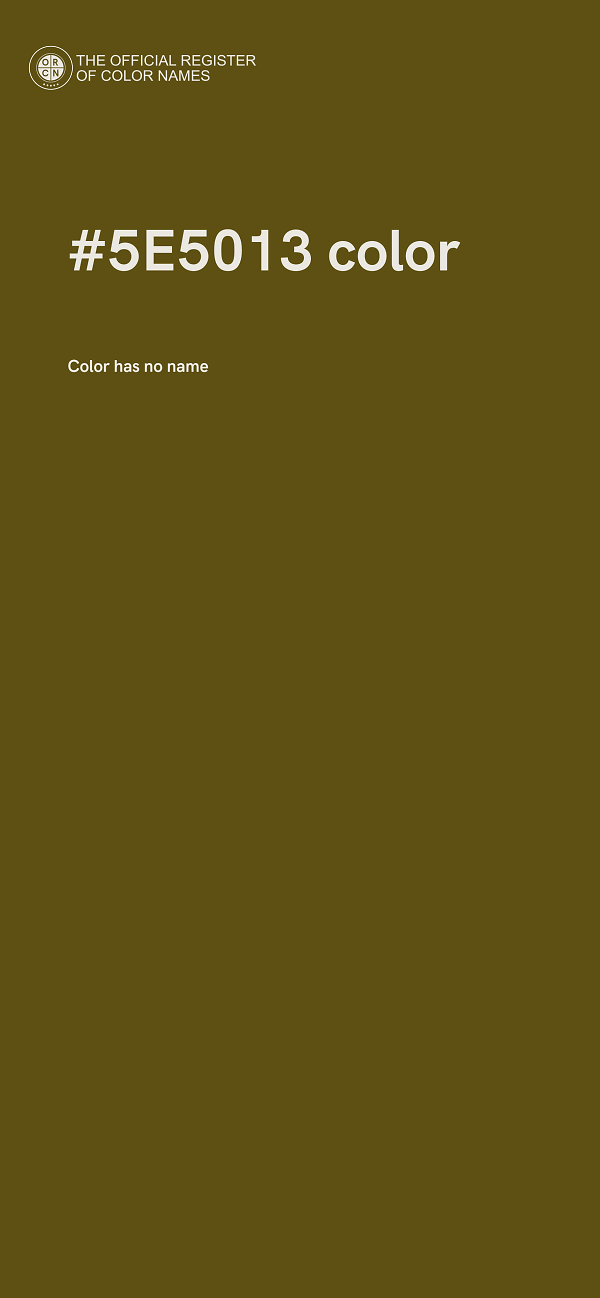 #5E5013 color image