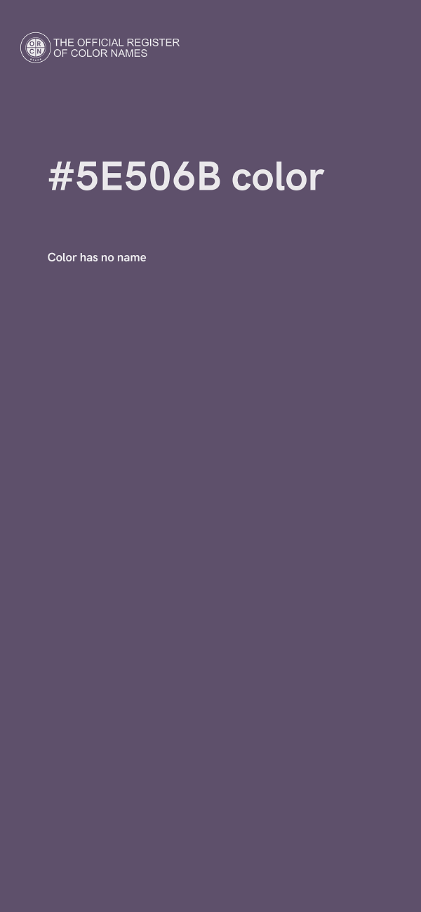 #5E506B color image