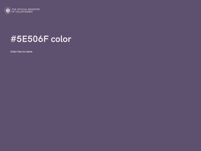 #5E506F color image