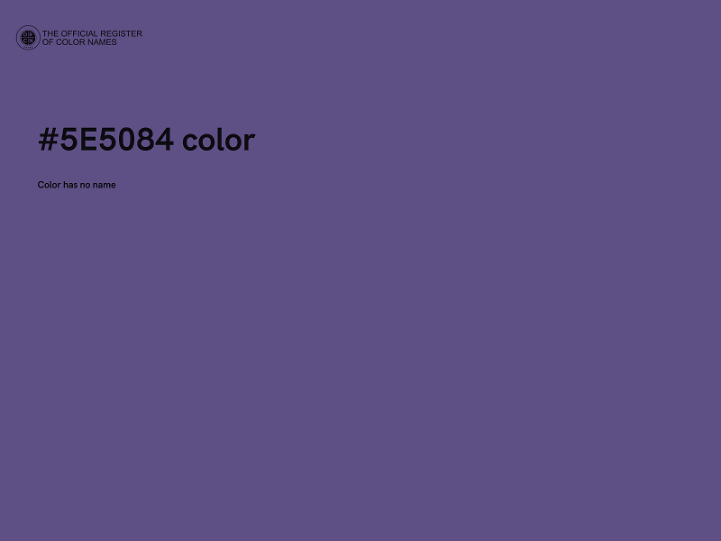 #5E5084 color image