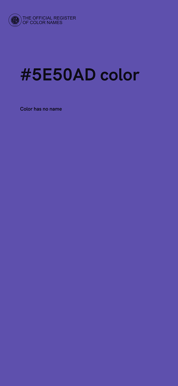 #5E50AD color image