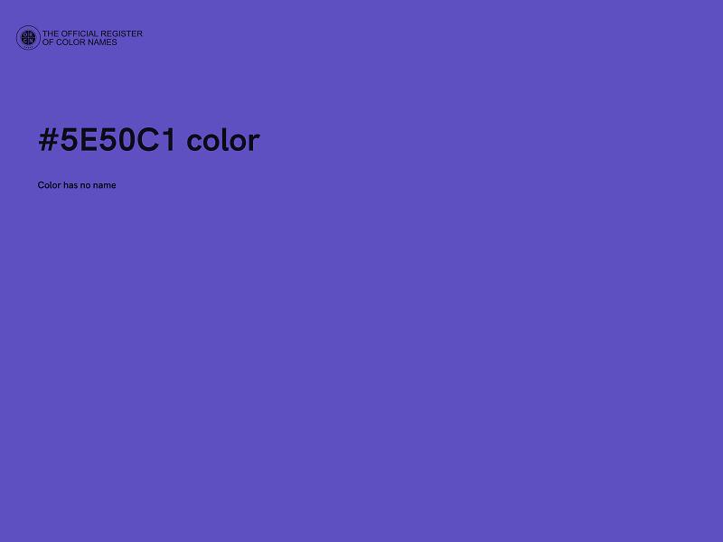 #5E50C1 color image