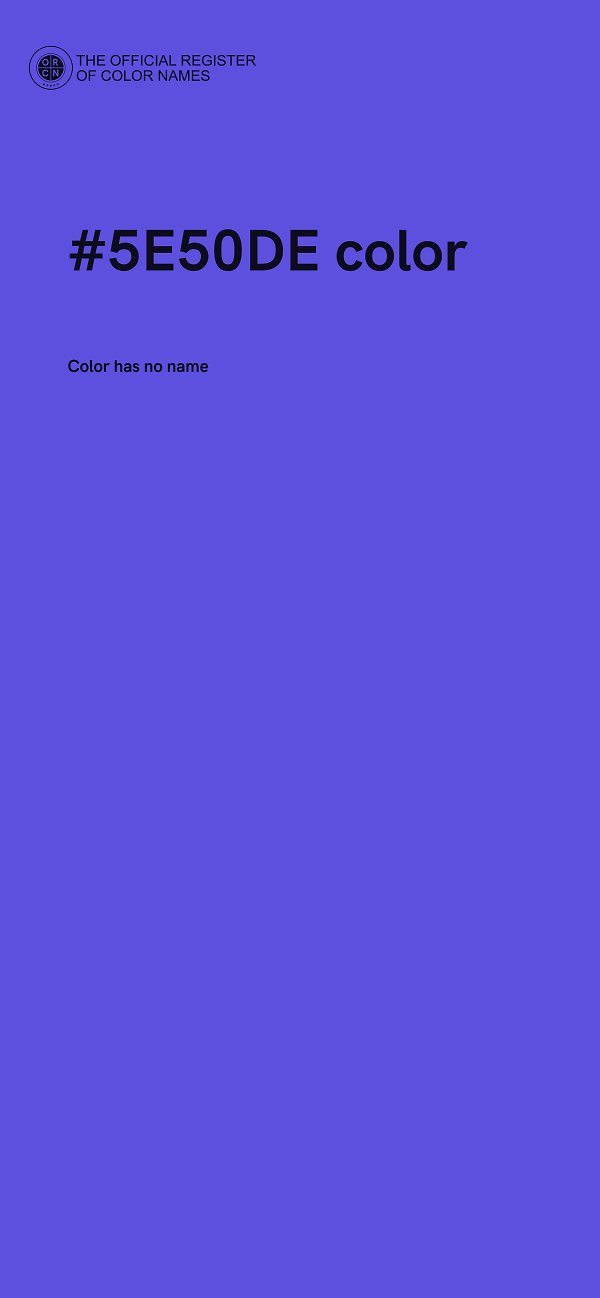 #5E50DE color image