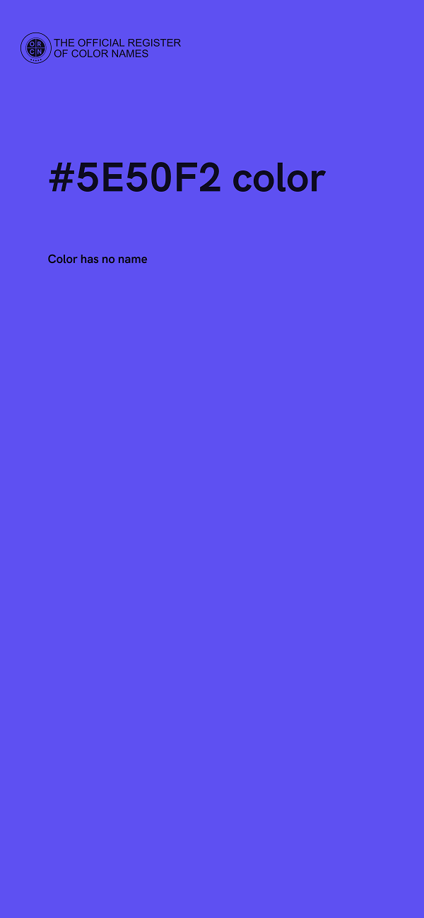 #5E50F2 color image