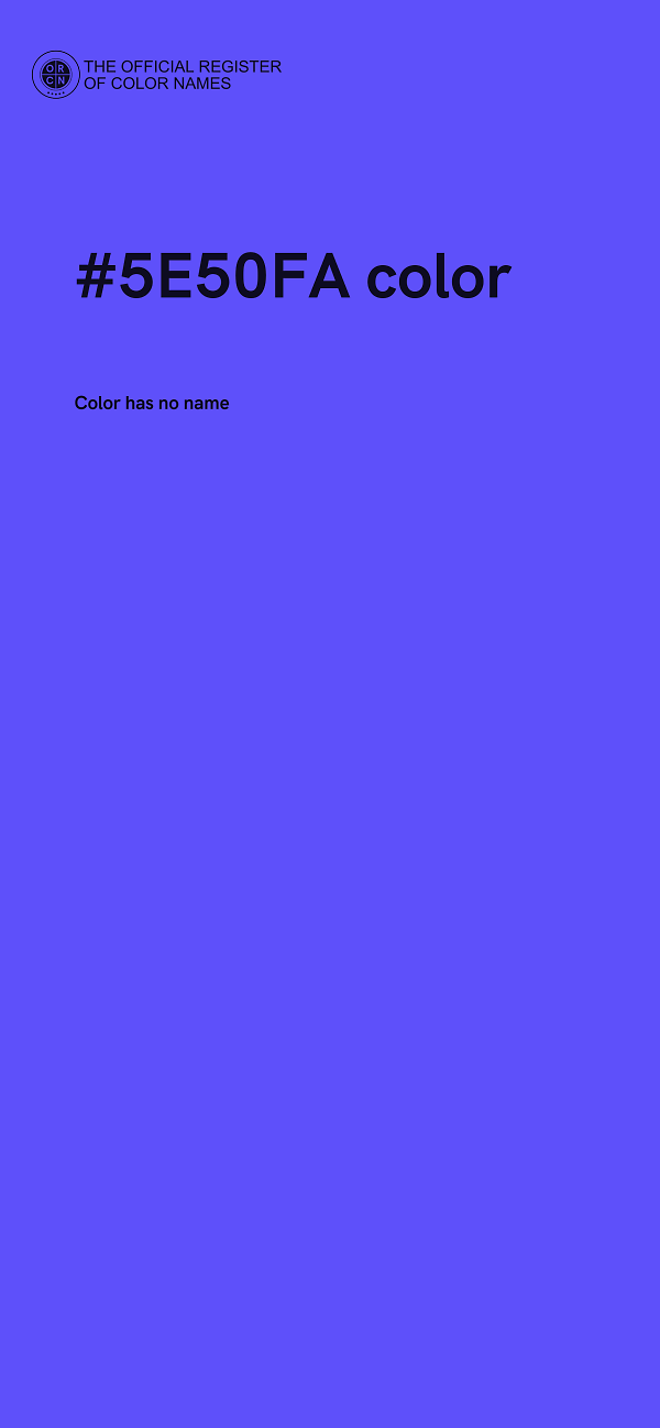 #5E50FA color image