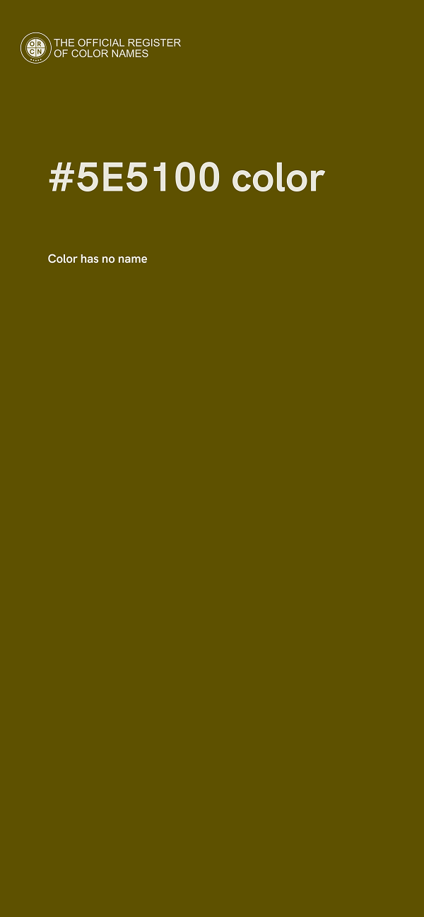 #5E5100 color image