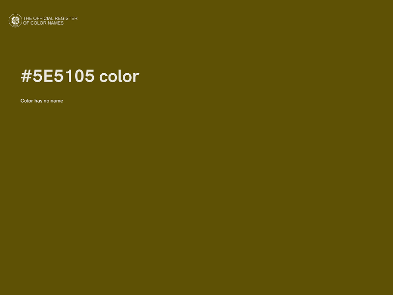 #5E5105 color image
