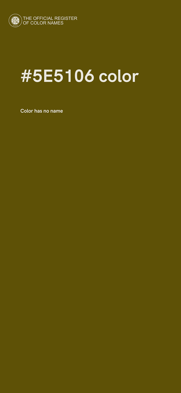 #5E5106 color image