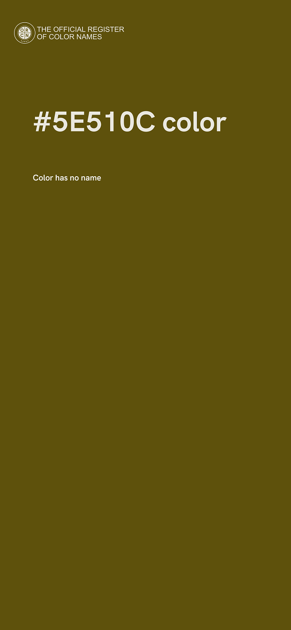 #5E510C color image