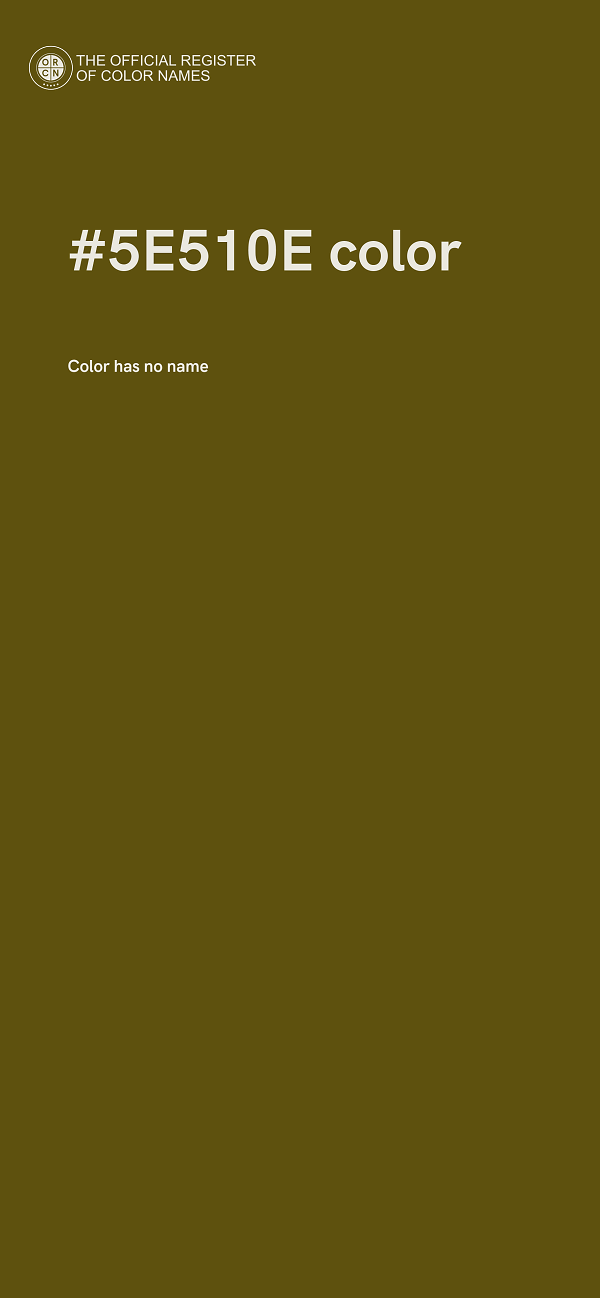 #5E510E color image