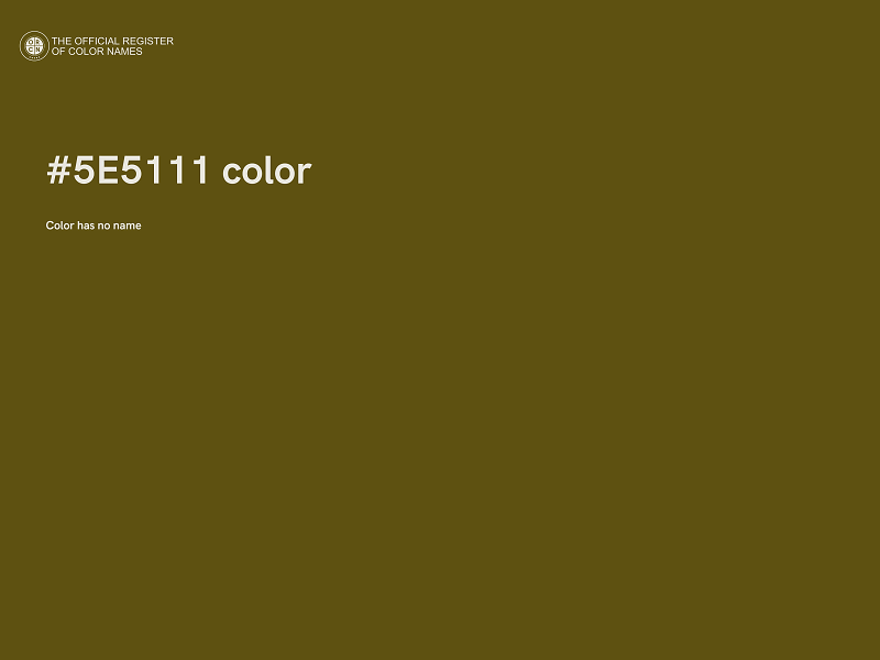 #5E5111 color image