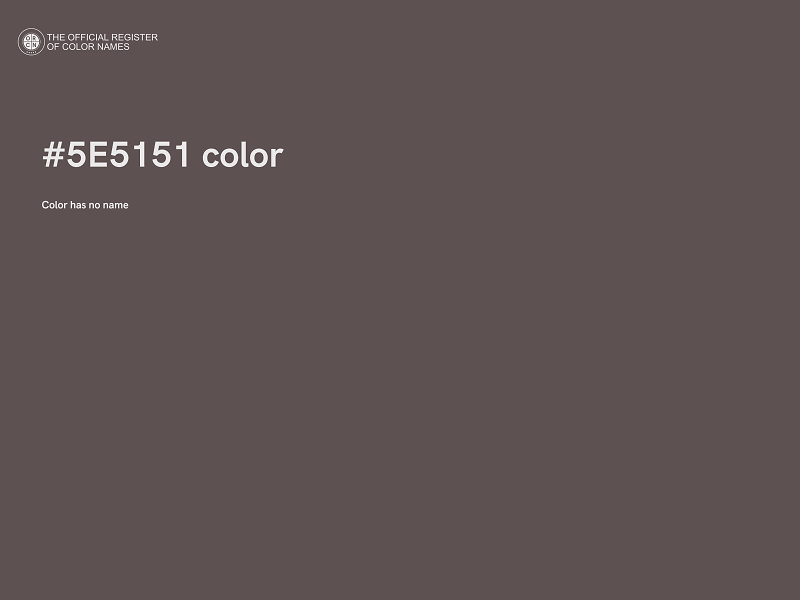 #5E5151 color image