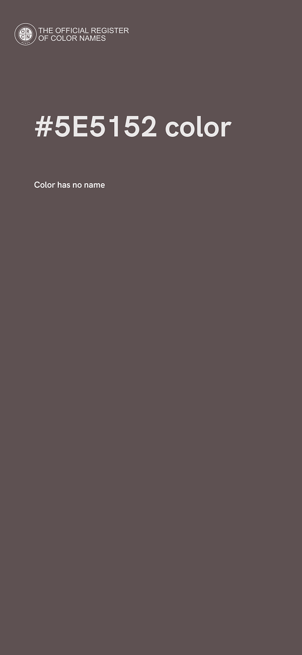 #5E5152 color image