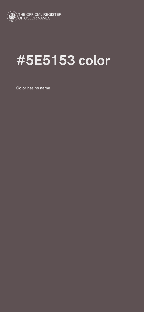 #5E5153 color image