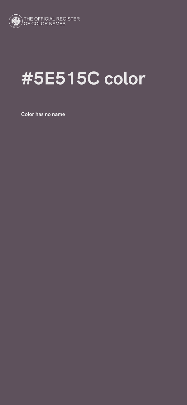 #5E515C color image