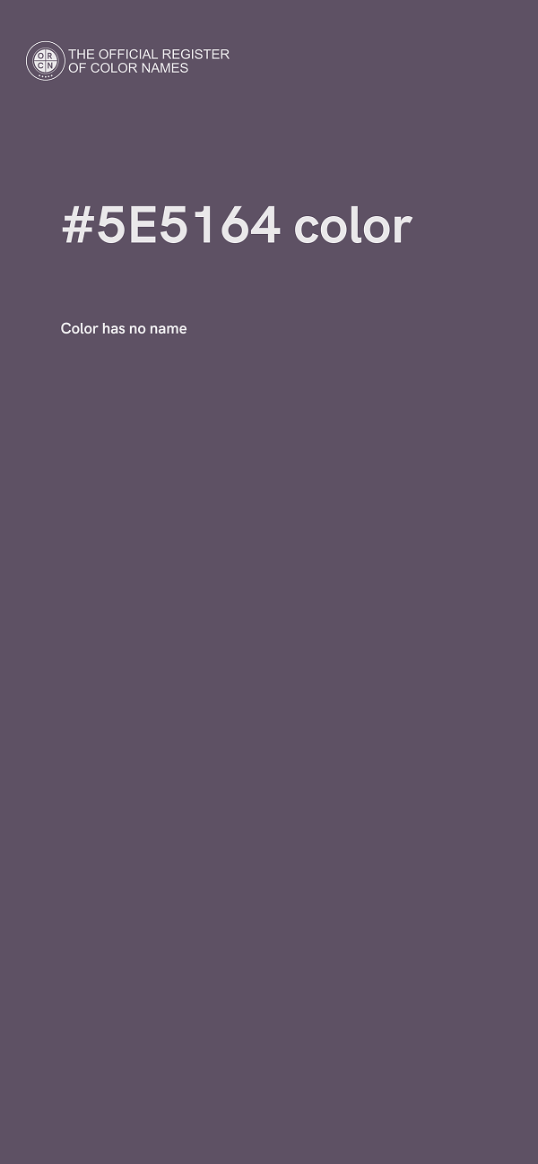 #5E5164 color image
