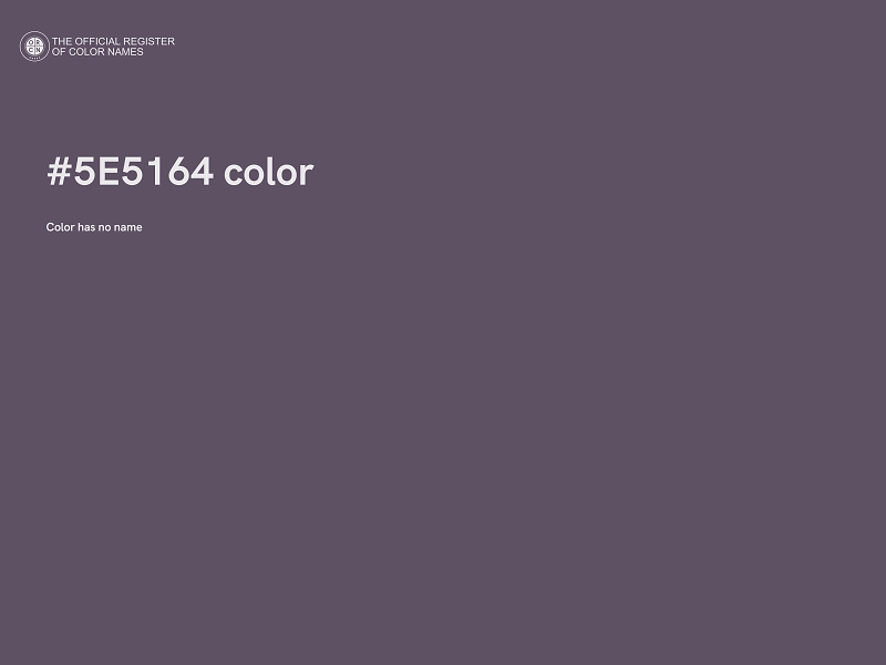 #5E5164 color image