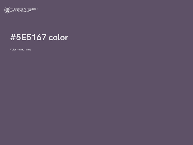 #5E5167 color image