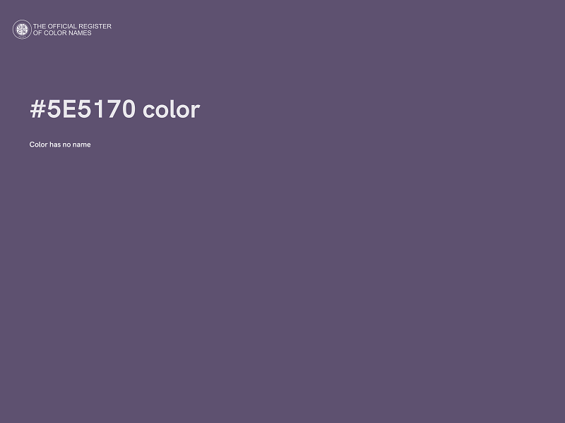 #5E5170 color image