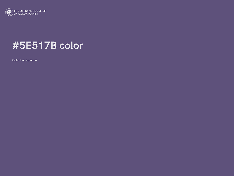 #5E517B color image